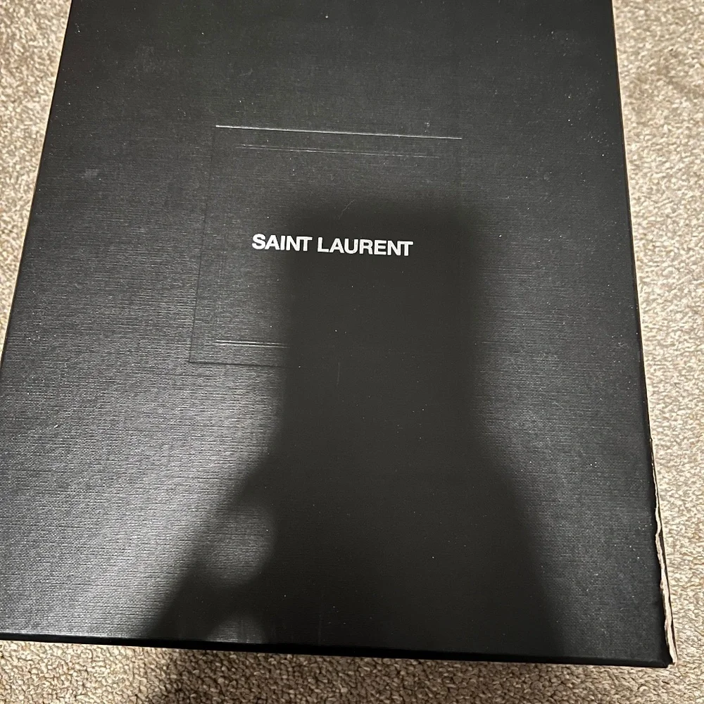 Saint Laurent Black Platform Sandals